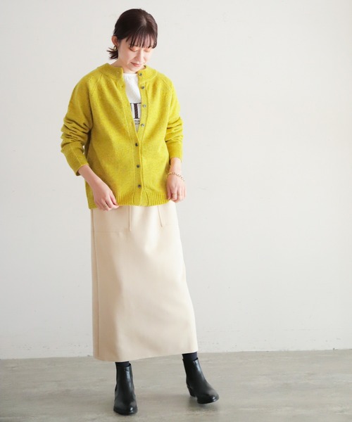 NOMBRE IMPAIR（ノンブルアンペール）の「メランジウール　2WAY　P/O（ニット/セーター・レディース・グレー/ブルー/サックスブルー/レッド/イエロー・FREE）」の13枚目の写真