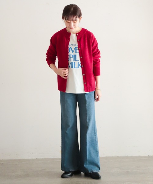 NOMBRE IMPAIR（ノンブルアンペール）の「メランジウール　2WAY　P/O（ニット/セーター・レディース・グレー/ブルー/サックスブルー/レッド/イエロー・FREE）」の15枚目の写真