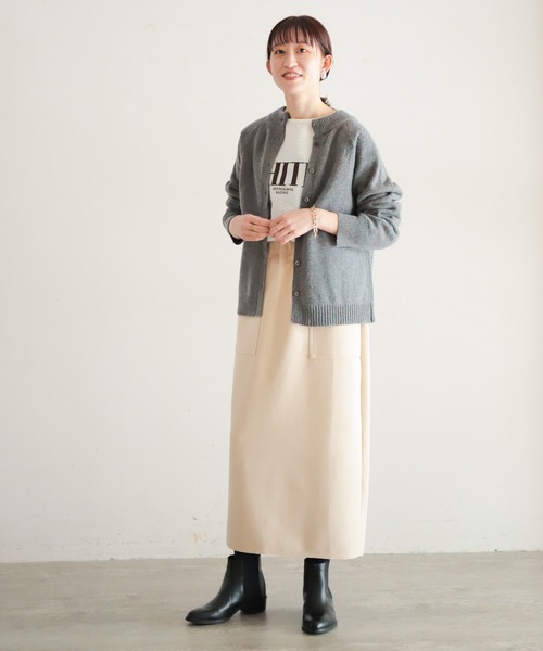 NOMBRE IMPAIR（ノンブルアンペール）の「メランジウール　2WAY　P/O（ニット/セーター・レディース・グレー/ブルー/サックスブルー/レッド/イエロー・FREE）」の21枚目の写真
