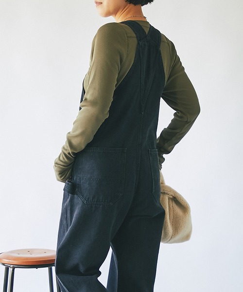 RIVE DROITE（リヴドロワ）の「一枚で決まる大人カジュアルなカットソー/テレコロングスリーブカットソー（Tシャツ/カットソー・レディース・オフホワイト/カーキ/ネイビー/グレー・FREE）」の20枚目の写真