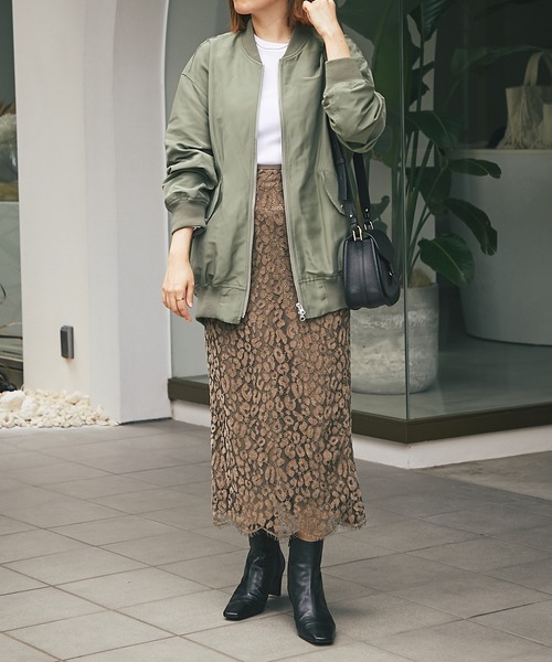 RIVE DROITE（リヴドロワ）の「一枚で決まる大人カジュアルなカットソー/テレコロングスリーブカットソー（Tシャツ/カットソー・レディース・オフホワイト/カーキ/ネイビー/グレー・FREE）」の11枚目の写真