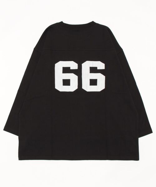 CPCM（シーピーシーエム）の「フットボールBIGT（Tシャツ/カットソー・メンズ・ホワイト/ブラック/ネイビー・MEDIUM/LARGE）」の4枚目の写真