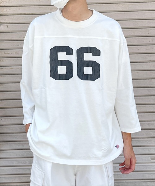 CPCM（シーピーシーエム）の「フットボールBIGT（Tシャツ/カットソー・メンズ・ホワイト/ブラック/ネイビー・MEDIUM/LARGE）」の17枚目の写真