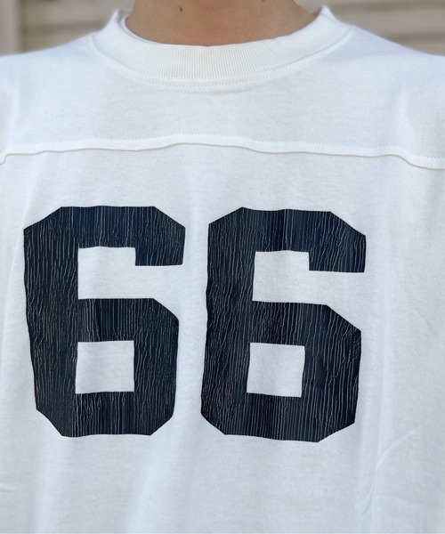 CPCM（シーピーシーエム）の「フットボールBIGT（Tシャツ/カットソー・メンズ・ホワイト/ブラック/ネイビー・MEDIUM/LARGE）」の22枚目の写真