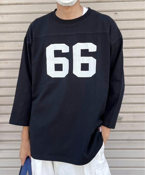 CPCM（シーピーシーエム）の「フットボールBIGT（Tシャツ/カットソー・メンズ・ホワイト/ブラック/ネイビー・MEDIUM/LARGE）」の11枚目の写真