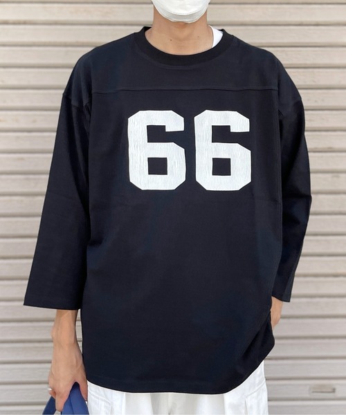 CPCM（シーピーシーエム）の「フットボールBIGT（Tシャツ/カットソー・メンズ・ホワイト/ブラック/ネイビー・MEDIUM/LARGE）」の12枚目の写真