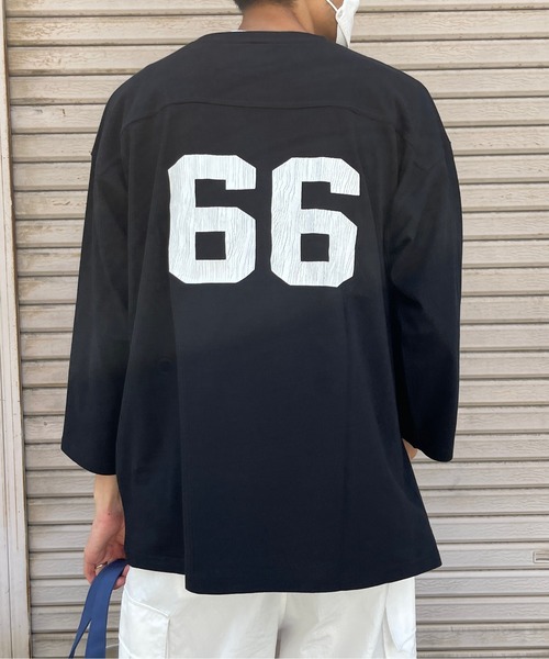 CPCM（シーピーシーエム）の「フットボールBIGT（Tシャツ/カットソー・メンズ・ホワイト/ブラック/ネイビー・MEDIUM/LARGE）」の10枚目の写真