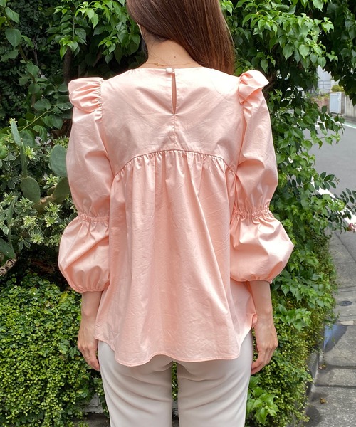 専用です！Sonoソーノ　タグ付き新品未使用　長袖ブラウス　ピンク ソーノ sono ピンク ブラウス 専用です！Sonoソーノ タグ付き新品未