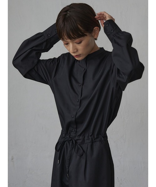 rem closet(レムクローゼット)の「ロングスリーブジャンプスーツ(つなぎ/オールインワン・レディース・ブラック/ワイン・S)」の16枚目の写真