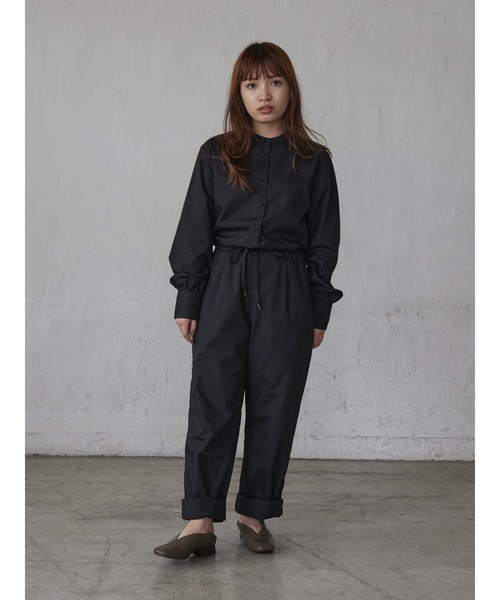 rem closet(レムクローゼット)の「ロングスリーブジャンプスーツ(つなぎ/オールインワン・レディース・ブラック/ワイン・S)」の18枚目の写真