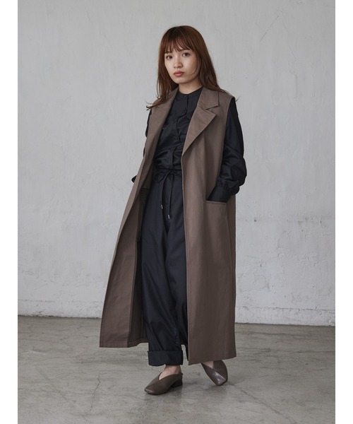 rem closet(レムクローゼット)の「ロングスリーブジャンプスーツ(つなぎ/オールインワン・レディース・ブラック/ワイン・S)」の20枚目の写真