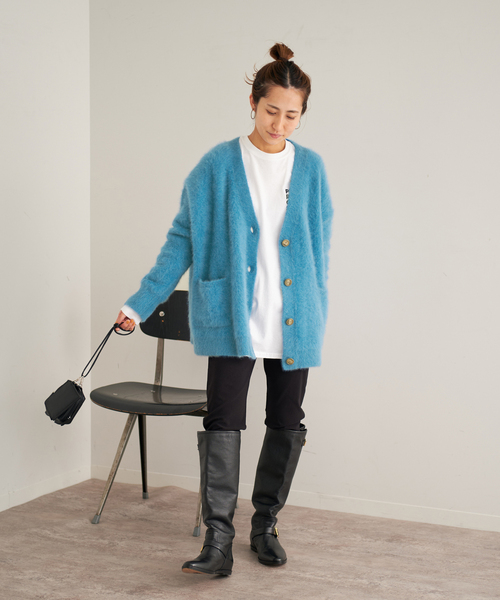 FRAMeWORK（フレームワーク）の「FOX MIX カーディガン（カーディガン