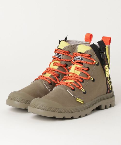 PALLADIUM(パラディウム)の「PALLADIUM/パラディウム PAMPA LITE LACE IT/パンパライト レースイット(スニーカー・メンズ・ホワイト/ブラック/グリーン・22.5cm/27cm/26.5cm/24.5cm/24cm/23cm/25cm/28cm/26cm/23.5cm/27.5cm/25.5cm)」の7枚目の写真