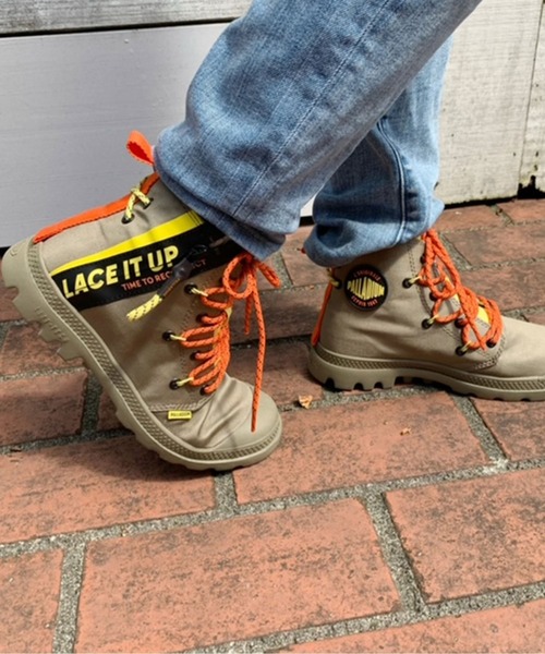 PALLADIUM(パラディウム)の「PALLADIUM/パラディウム PAMPA LITE LACE IT/パンパライト レースイット(スニーカー・メンズ・ホワイト/ブラック/グリーン・22.5cm/27cm/26.5cm/24.5cm/24cm/23cm/25cm/28cm/26cm/23.5cm/27.5cm/25.5cm)」の8枚目の写真