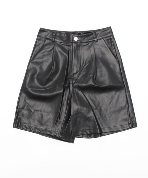 SpRay（スプレイ）の「エコレザーショーパン（その他パンツ・レディース・ブラック/ブラウン・SMALL/MEDIUM）」の5枚目の写真