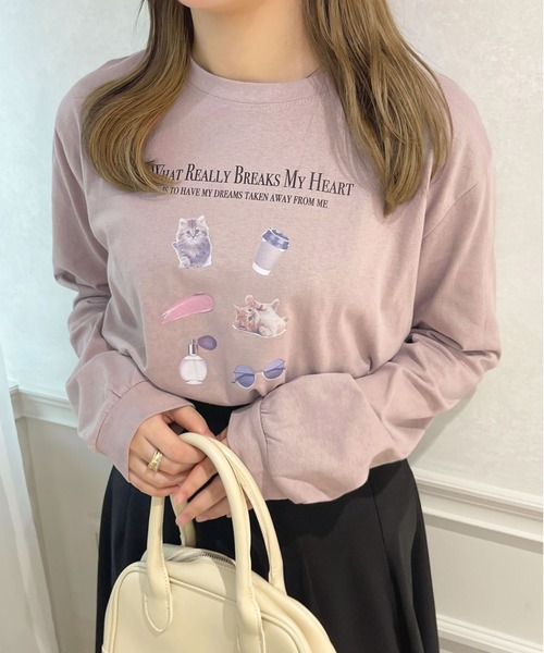apres jour(アプレジュール)の「アソートロンT【ZOZOTOWN限定アイテム】(Tシャツ/カットソー・レディース・アイボリー/オフホワイト/ホワイト系その他/ライトピンク/ラベンダー・X-LARGE/フリー)」の9枚目の写真