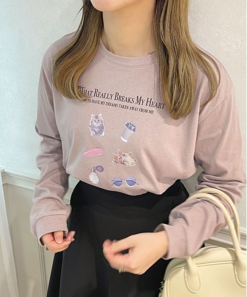 apres jour(アプレジュール)の「アソートロンT【ZOZOTOWN限定アイテム】(Tシャツ/カットソー・レディース・アイボリー/オフホワイト/ホワイト系その他/ライトピンク/ラベンダー・X-LARGE/フリー)」の13枚目の写真