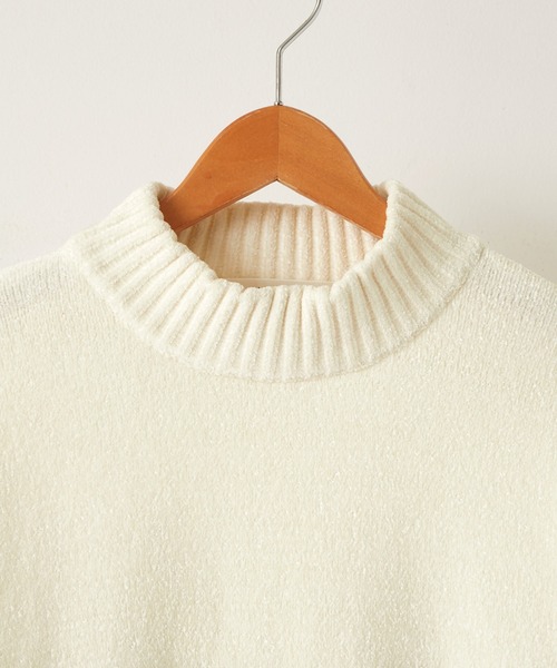 Anchor Smith（アンカー スミス）の「オーバーサイズモックネックモールヤーンプルオーバーニット（ニット/セーター・メンズ・ブラウン/ホワイト/ブルー/ブラック/グレー系/ライトグレー/チャコールグレー/グリーン/ワイン/チャコール/ブルーグリーン/グレー系2/グレー系1/ライトブルー/ダークブラウン・L/M）」の19枚目の写真