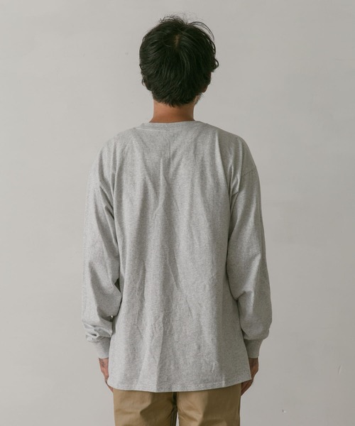 Russell Athletic(ラッセルアスレティック)の「『別注』RUSSELL ATHLETIC×DOORS UNIVERSITY L/S T-SHIRTS(Tシャツ/カットソー・メンズ・ホワイト/ネイビー/グレー・MEDIUM/LARGE)」の16枚目の写真