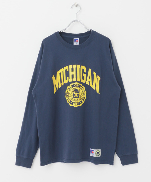 Russell Athletic(ラッセルアスレティック)の「『別注』RUSSELL ATHLETIC×DOORS UNIVERSITY L/S T-SHIRTS(Tシャツ/カットソー・メンズ・ホワイト/ネイビー/グレー・MEDIUM/LARGE)」の19枚目の写真