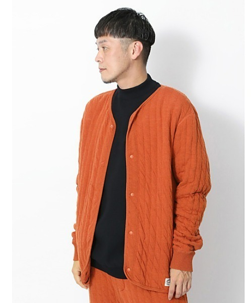 Snow Peak（スノーピーク）の「Natural Warm Stretch Cardigan（その他トップス・メンズ・グレー/アイボリー/オレンジ・LARGE/MEDIUM/SMALL）」の12枚目の写真