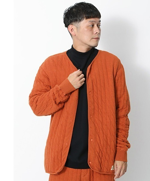 Snow Peak（スノーピーク）の「Natural Warm Stretch Cardigan（その他トップス・メンズ・グレー/アイボリー/オレンジ・LARGE/MEDIUM/SMALL）」の13枚目の写真