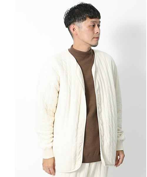 Snow Peak（スノーピーク）の「Natural Warm Stretch Cardigan（その他トップス・メンズ・グレー/アイボリー/オレンジ・LARGE/MEDIUM/SMALL）」の5枚目の写真