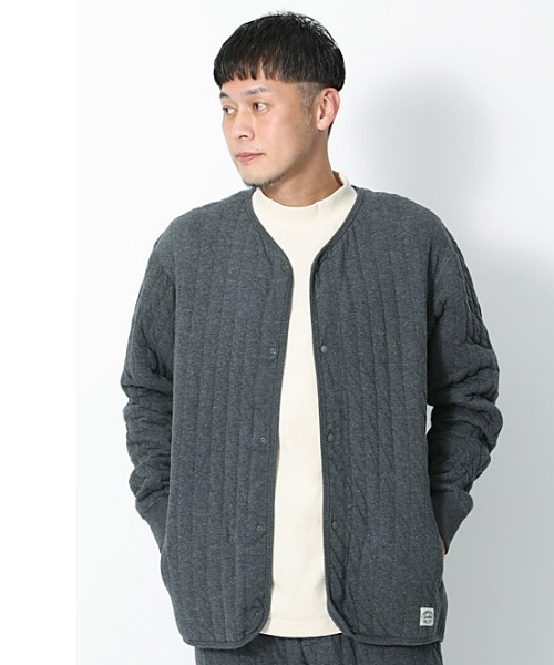 Snow Peak（スノーピーク）の「Natural Warm Stretch Cardigan（その他トップス・メンズ・グレー/アイボリー/オレンジ・LARGE/MEDIUM/SMALL）」の8枚目の写真
