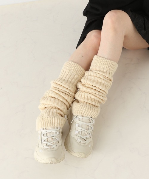 Heather（ヘザー）の「LEG／WARMER　168416（レッグウォーマー・レディース・アイボリー/ブラック・ONE SIZE）」の17枚目の写真