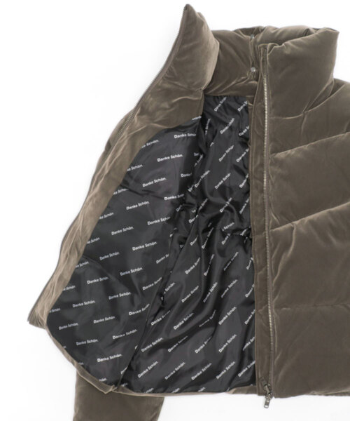 DANKE SCHON（ダンケシェーン）の「[LAB限定] Danke Schon/ダンケシェーン/ＰＬＤＳ　ベルベット　シーサレートブルゾン（ダウンジャケット/コート・メンズ・グレー/ブラック・M/L）」の4枚目の写真
