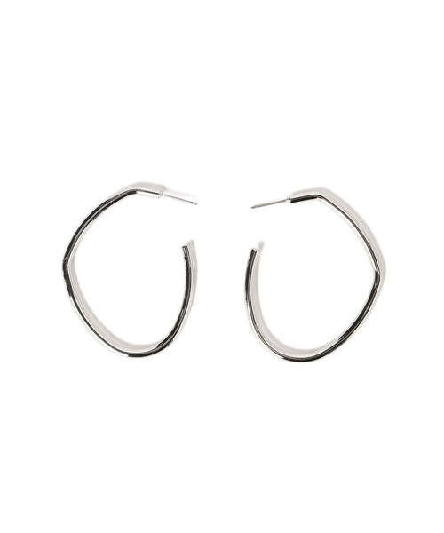 BEAMS HEART(ビームスハート)の「BEAMS HEART / ビッグ オーバル ピアス(ピアス(両耳用)・レディース・ゴールド/シルバー・ONE SIZE)」の8枚目の写真