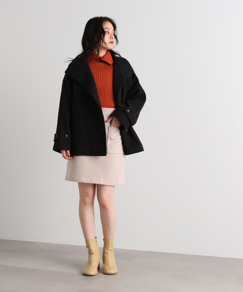 N.（N. Natural Beauty Basic）（エヌエヌナチュラルビューティーベーシック）の「【S Size Line】◆ポケットタイトミニスカート（スカート・レディース・グリーン/イエロー/ナチュラル・SMALL/MEDIUM）」の6枚目の写真