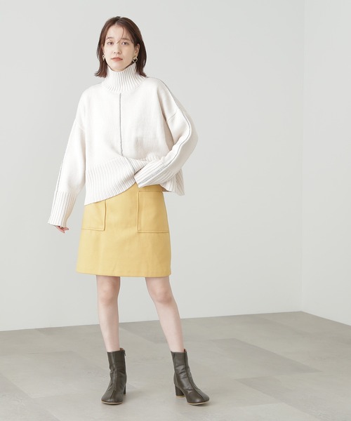 N.（N. Natural Beauty Basic）（エヌエヌナチュラルビューティーベーシック）の「【S Size Line】◆ポケットタイトミニスカート（スカート・レディース・グリーン/イエロー/ナチュラル・SMALL/MEDIUM）」の16枚目の写真