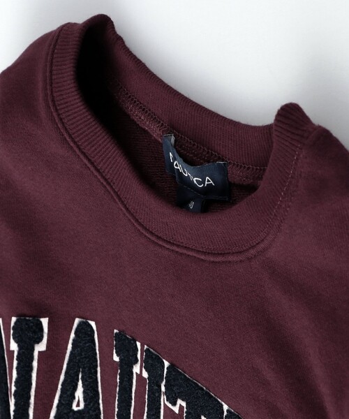 NAUTICA（ノーティカ）の「【NAUTICA/ノーティカ】サガラ刺繍カレッジロゴトレーナー（スウェット・キッズ・ダークグリーン/エンジ/チャコールグレー・130/150/140/120）」の6枚目の写真