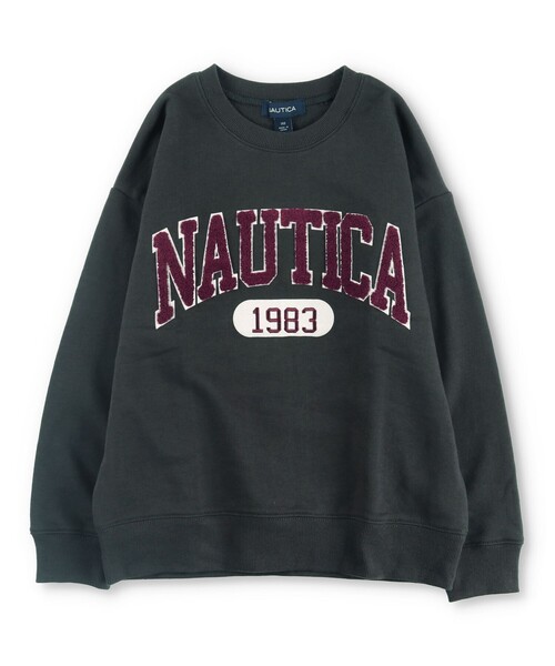 NAUTICA（ノーティカ）の「【NAUTICA/ノーティカ】サガラ刺繍カレッジロゴトレーナー（スウェット・キッズ・ダークグリーン/エンジ/チャコールグレー・130/150/140/120）」の18枚目の写真