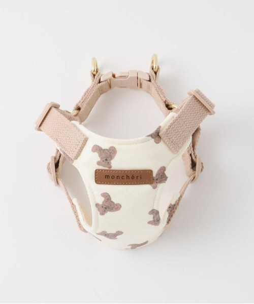 moncheri（モンシェリ）の「くまさんハーネス【ワンタッチ着脱・サイズ調整可能・８㎏まで対応】（リード/ハーネス/首輪・レディース・アイボリー・S/M/L）」の13枚目の写真