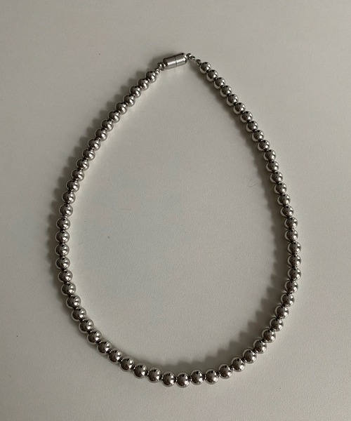 DouDou（ドゥドゥ）の「ボールチェーンショートネックレス（ネックレス・レディース・ゴールド/シルバー・FREE）」の6枚目の写真