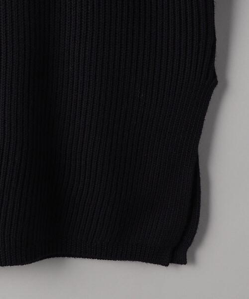 ユナイテッドアローズBEAUTY&YOUTH 上質ウール オーバーサイズ ニット ウールカシミヤ アクアラグランクルーネックニットプルオーバー