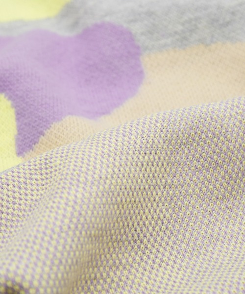 SIDEWAY STANCE（サイドウェイスタンス）の「【SIDEWAY STANCE】モヘアタッチ 総柄 クルーネック ニットセーター（ニット/セーター・メンズ・ブラック/ベージュ/ブルー/グリーン/ブラウン×イエロー/ブラック×グリーン/イエロー×グレー/A/B/C・MEDIUM/LARGE）」の11枚目の写真