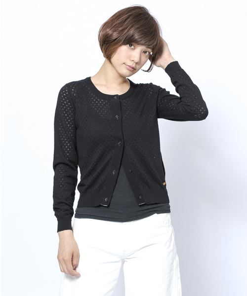MILKFED.（ミルクフェド）の「SUMMER LACE CARDIGAN（カーディガン/ボレロ・レディース・ホワイト/アッシュ/ブラック・SMALL/MEDIUM）」の2枚目の写真