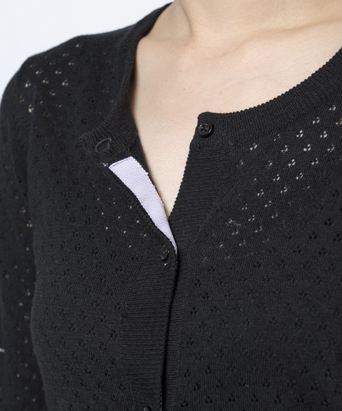 MILKFED.（ミルクフェド）の「SUMMER LACE CARDIGAN（カーディガン/ボレロ・レディース・ホワイト/アッシュ/ブラック・SMALL/MEDIUM）」の8枚目の写真