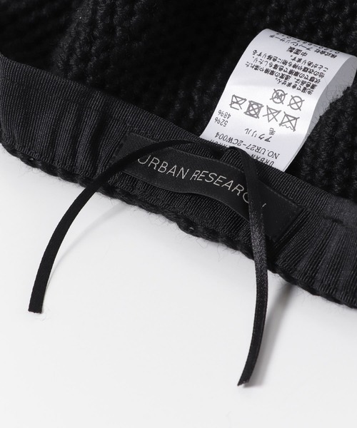 URBAN RESEARCH（アーバンリサーチ）の「ニットベレー（ハンチング/ベレー帽・レディース・チャコールグレー/ブラック・-）」の13枚目の写真