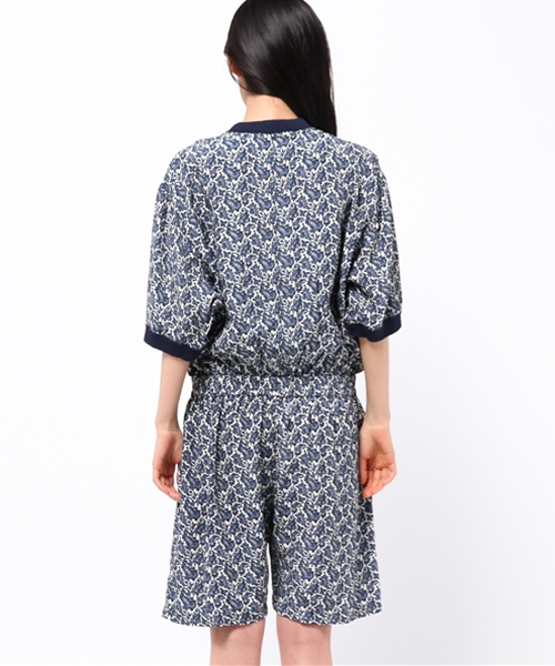 journal standard L'essage（ジャーナルスタンダードレサージュ）の「STAMMBAUM 別注ペイズリープリント オールインワン#（つなぎ/オールインワン・レディース・ブルー・36/38）」の7枚目の写真