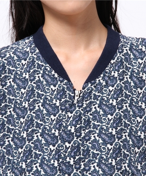 journal standard L'essage（ジャーナルスタンダードレサージュ）の「STAMMBAUM 別注ペイズリープリント オールインワン#（つなぎ/オールインワン・レディース・ブルー・36/38）」の9枚目の写真