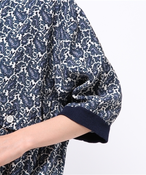 journal standard L'essage（ジャーナルスタンダードレサージュ）の「STAMMBAUM 別注ペイズリープリント オールインワン#（つなぎ/オールインワン・レディース・ブルー・36/38）」の10枚目の写真