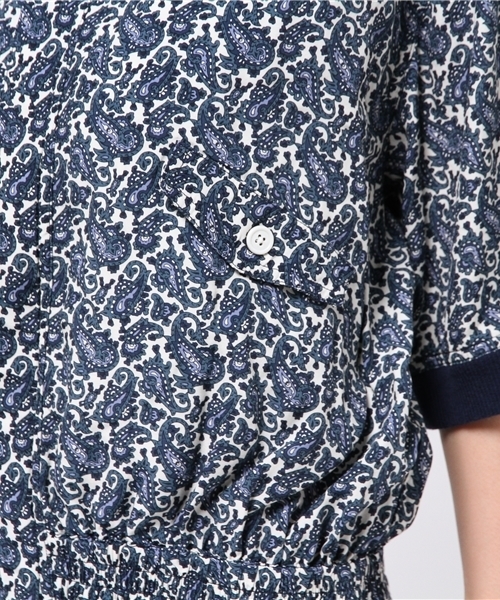 journal standard L'essage（ジャーナルスタンダードレサージュ）の「STAMMBAUM 別注ペイズリープリント オールインワン#（つなぎ/オールインワン・レディース・ブルー・36/38）」の11枚目の写真