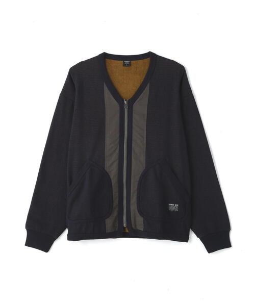 AVIREX(アヴィレックス)の「EXTREME THERMAL ZIP LINER / エクストリーム サーマル ジップ ライナー / AVIREX / アヴィレックス(カーディガン/ボレロ・メンズ・ネイビー/その他3/オリーブ系・XL/L/2XL/M)」の5枚目の写真