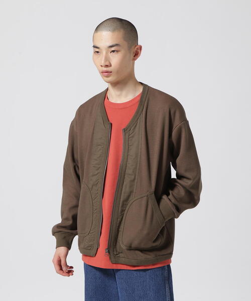 AVIREX(アヴィレックス)の「EXTREME THERMAL ZIP LINER / エクストリーム サーマル ジップ ライナー / AVIREX / アヴィレックス(カーディガン/ボレロ・メンズ・ネイビー/その他3/オリーブ系・XL/L/2XL/M)」の7枚目の写真