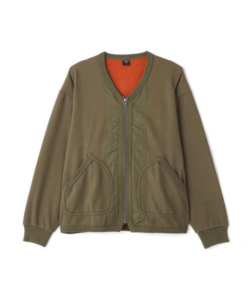 AVIREX(アヴィレックス)の「EXTREME THERMAL ZIP LINER / エクストリーム サーマル ジップ ライナー / AVIREX / アヴィレックス(カーディガン/ボレロ・メンズ・ネイビー/その他3/オリーブ系・XL/L/2XL/M)」の8枚目の写真