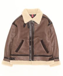 ALPHA INDUSTRIES WOMEN/アルファ インダストリーズ ウィメンズ　フェイクムートンオーバーサイズ B-3